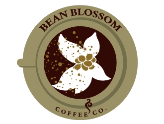 Bean Blossom Coffee Company logo design by savvyartstudio