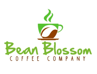 Bean Blossom Coffee Company logo design by ElonStark