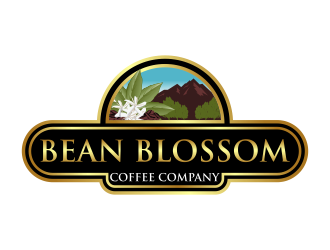 Bean Blossom Coffee Company logo design by Kruger