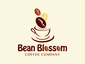 Bean Blossom Coffee Company logo design by JJlcool