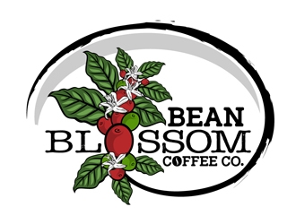 Bean Blossom Coffee Company logo design by DreamLogoDesign