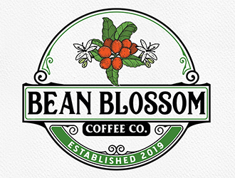 Bean Blossom Coffee Company logo design by Optimus
