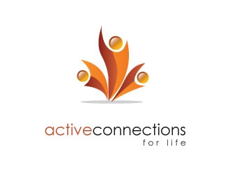 Active Connections For Life logo design by Suvendu