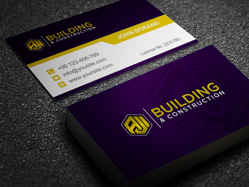 AJI Building & Construction logo design by Kindo