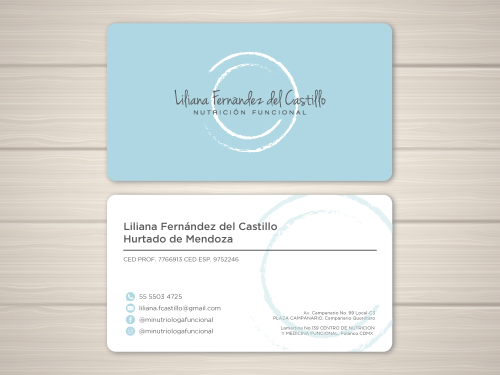 Liliana Fernández del Castillo logo design by labo