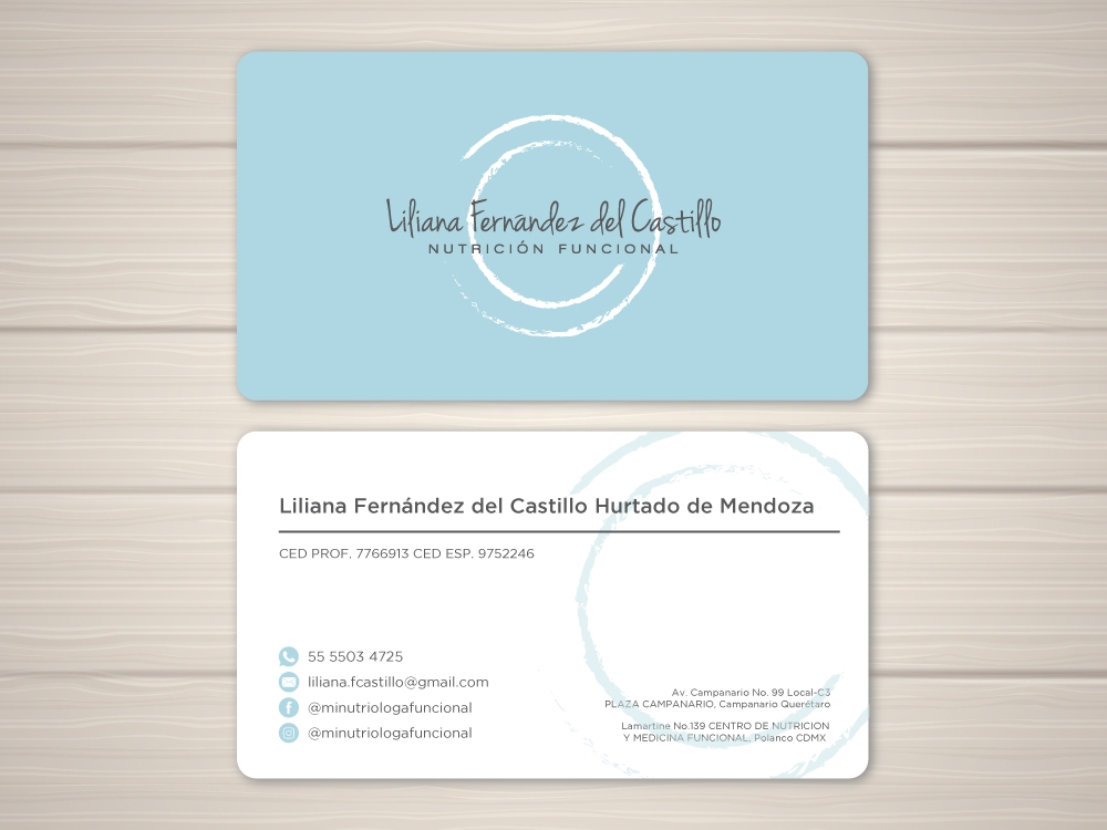 Liliana Fernández del Castillo logo design by labo