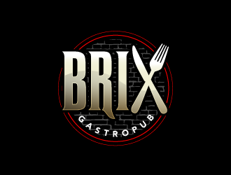 Brix Gastropub logo design by PRN123