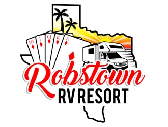 Robstown RV Resort logo design by MAXR