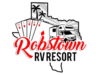 Robstown RV Resort logo design by MAXR