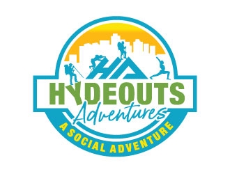 Hydeouts Adventures logo design by invento