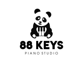 88 Keys Piano Studio logo design by JessicaLopes