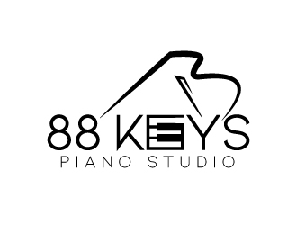 88 Keys Piano Studio logo design by jaize