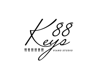 88 Keys Piano Studio logo design by zakdesign700
