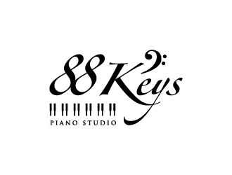 88 Keys Piano Studio logo design by zakdesign700