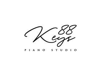 88 Keys Piano Studio logo design by zakdesign700
