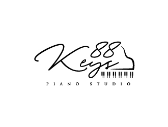 88 Keys Piano Studio logo design by zakdesign700
