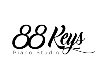 88 Keys Piano Studio logo design by ardistic