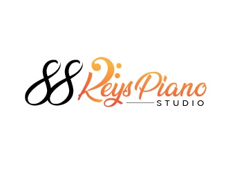 88 Keys Piano Studio logo design by usef44