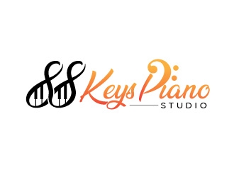88 Keys Piano Studio logo design by usef44