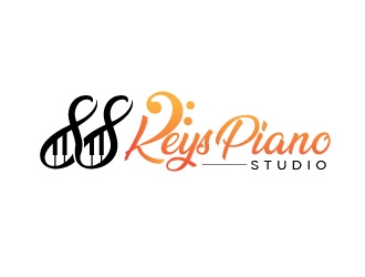 88 Keys Piano Studio logo design by usef44
