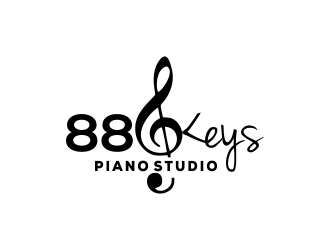 88 Keys Piano Studio logo design by Hidayat