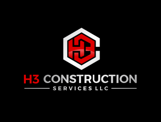 H3 CONSTRUCTION SERVICES LLC logo design by creator_studios