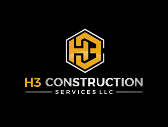 H3 CONSTRUCTION SERVICES LLC logo design by creator_studios