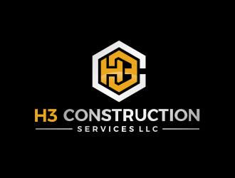 H3 CONSTRUCTION SERVICES LLC logo design by creator_studios