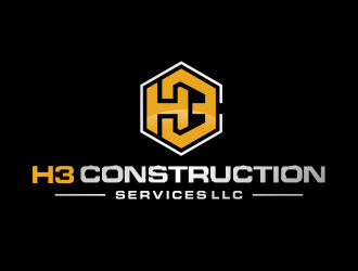 H3 CONSTRUCTION SERVICES LLC logo design by creator_studios