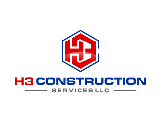 H3 CONSTRUCTION SERVICES LLC logo design by creator_studios
