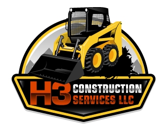 H3 CONSTRUCTION SERVICES LLC logo design by ElonStark