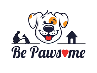 Be Pawsome logo design by Optimus