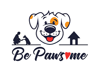 Be Pawsome logo design by Optimus