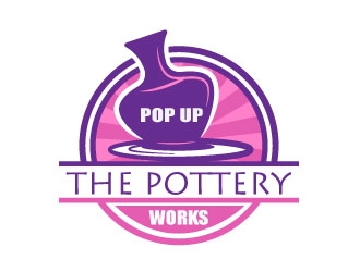 The PotteryWorks logo design by Suvendu