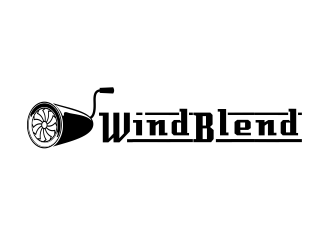 Wind Blend logo design by AisRafa