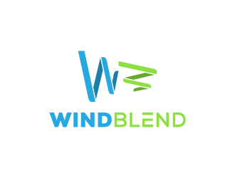 Wind Blend logo design by pencilhand