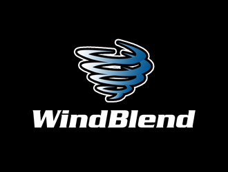 Wind Blend logo design by kunejo