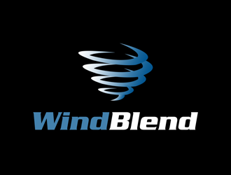 Wind Blend logo design by kunejo