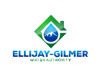 Ellijay-Gilmer Water Authority logo design by Hidayat