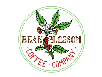 Bean Blossom Coffee Company logo design by FIAFAI