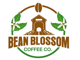 Bean Blossom Coffee Company logo design - 48hourslogo.com