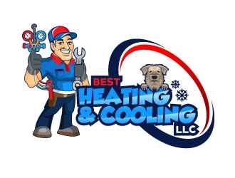 Best Heating & Cooling,LLC logo design by Suvendu