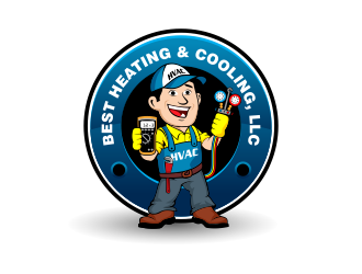 Best Heating & Cooling,LLC logo design by Panara