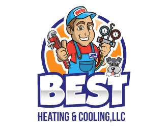 Best Heating & Cooling,LLC logo design by boybud40
