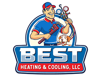 Best Heating & Cooling,LLC logo design by Optimus