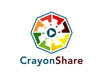 CrayonShare logo design by BlessedArt