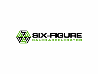 Six-Figure Sales Accelerator logo design by santrie
