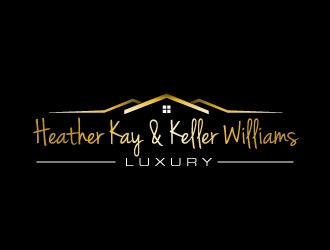 Heather Kay & Keller Williams Luxury logo design by ElonStark