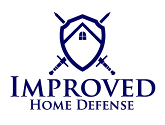 Improved Home Defense logo design by ElonStark