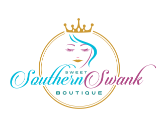 Sweet Southern Swank Boutique  logo design by AisRafa